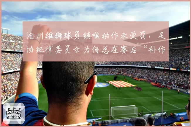 沧州雄狮球员锁喉动作未受罚,足协纪律委员会为何总在赛后“补作业”?